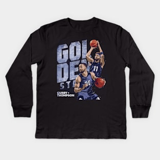 Steph Curry Klay Thompson en State Duo Kids Long Sleeve T-Shirt